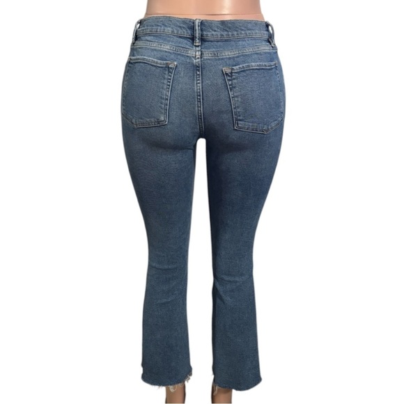 All Saints Blue Flare Wide Leg Jeans - Picture 6 of 16